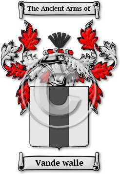 Vande walle Family Crest Download (JPG) Legacy Series - 600 DPI